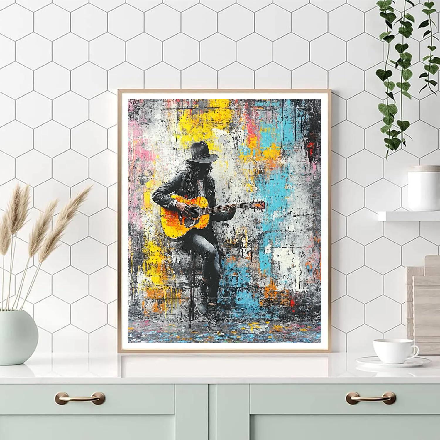 Banksy Inspired Alley Performance Painting by numbers kit