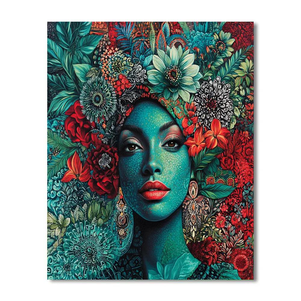 Frida Kahlo Inspired Remembrance Painting by numbers kit