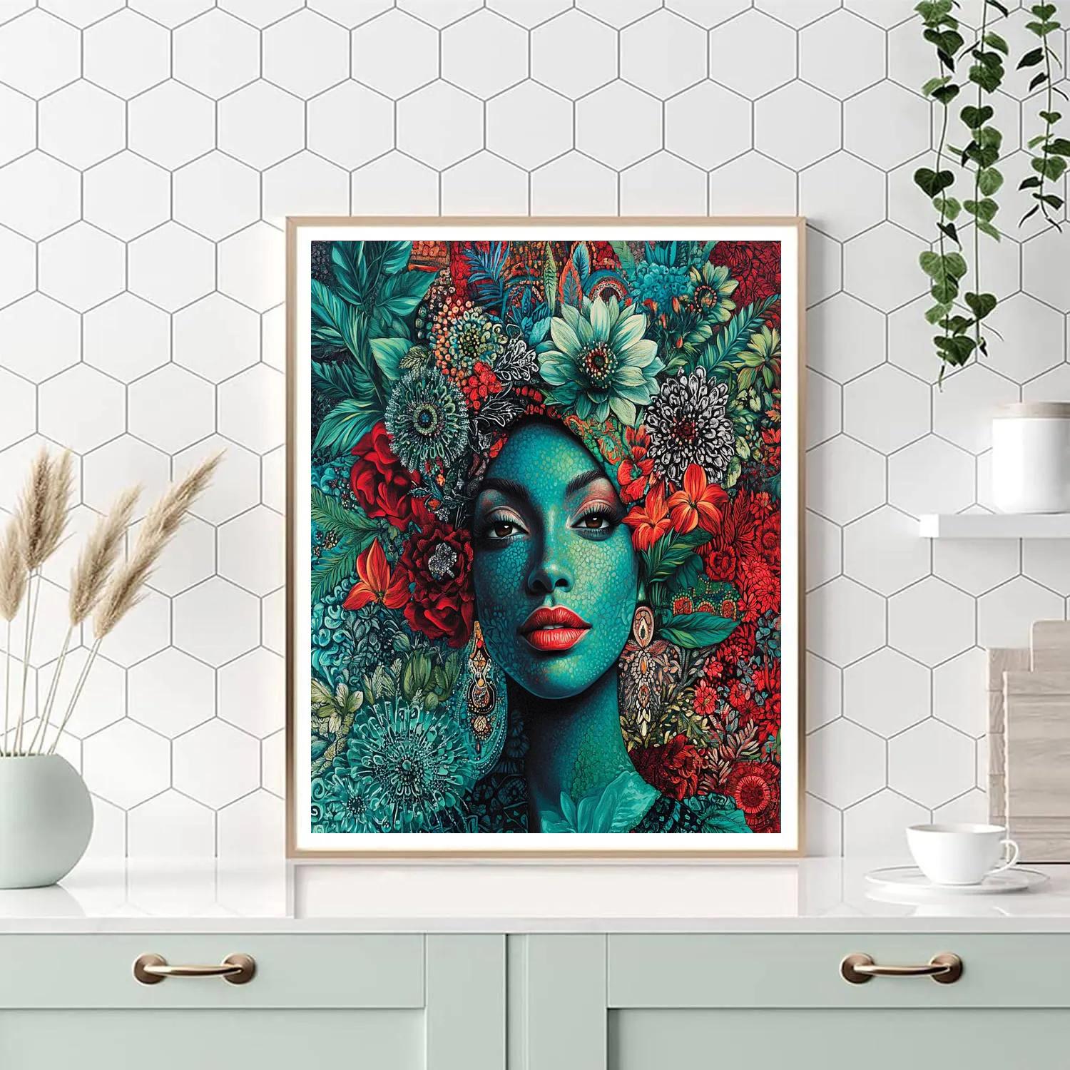 Frida Kahlo Inspired Remembrance Painting by numbers kit