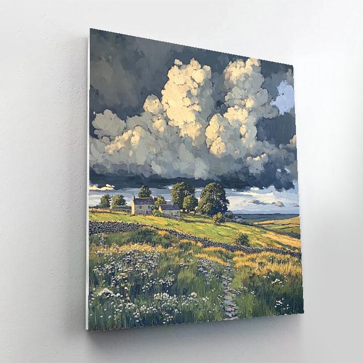 John Constable Inspired Blustery Moor painting number kit