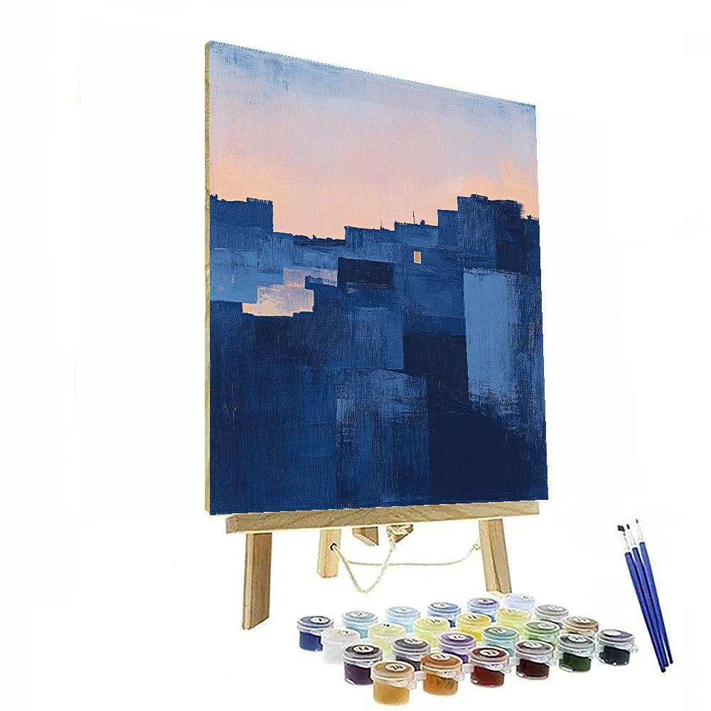 Edgar Degas Inspired Evening Breeze Over City Rooftops Paint by numbers art