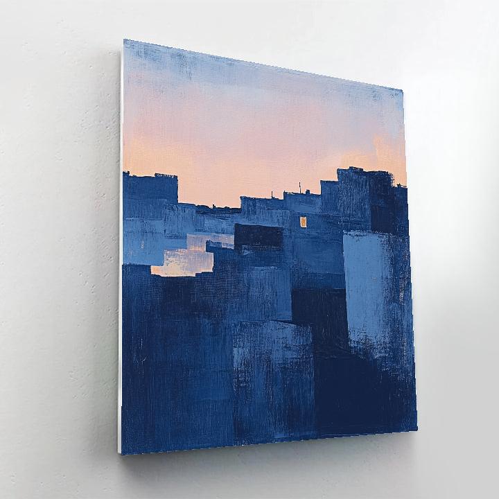 Edgar Degas Inspired Evening Breeze Over City Rooftops Paint by numbers art