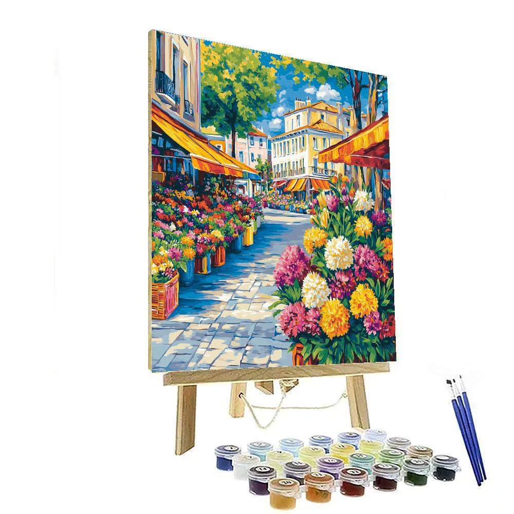 Matisse Inspired Flower Market painting number kit