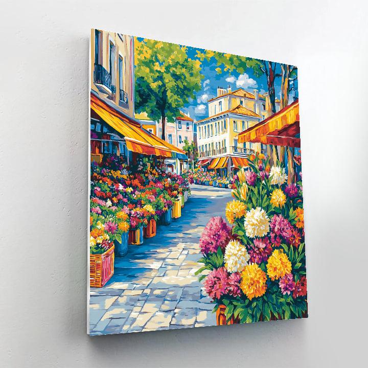 Matisse Inspired Flower Market painting number kit