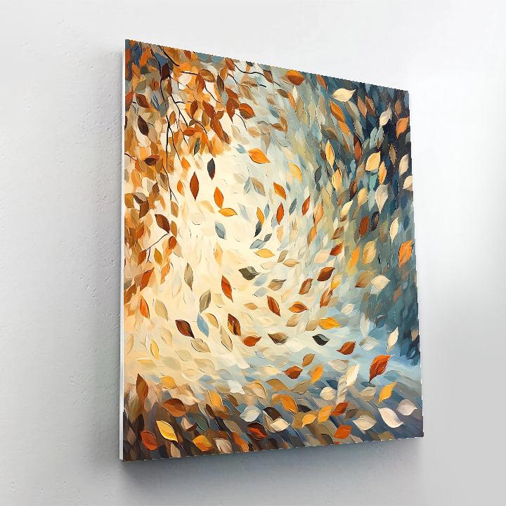 Edgar Degas Inspired Ballet Of Autumn Leaves DIY paint by numbers