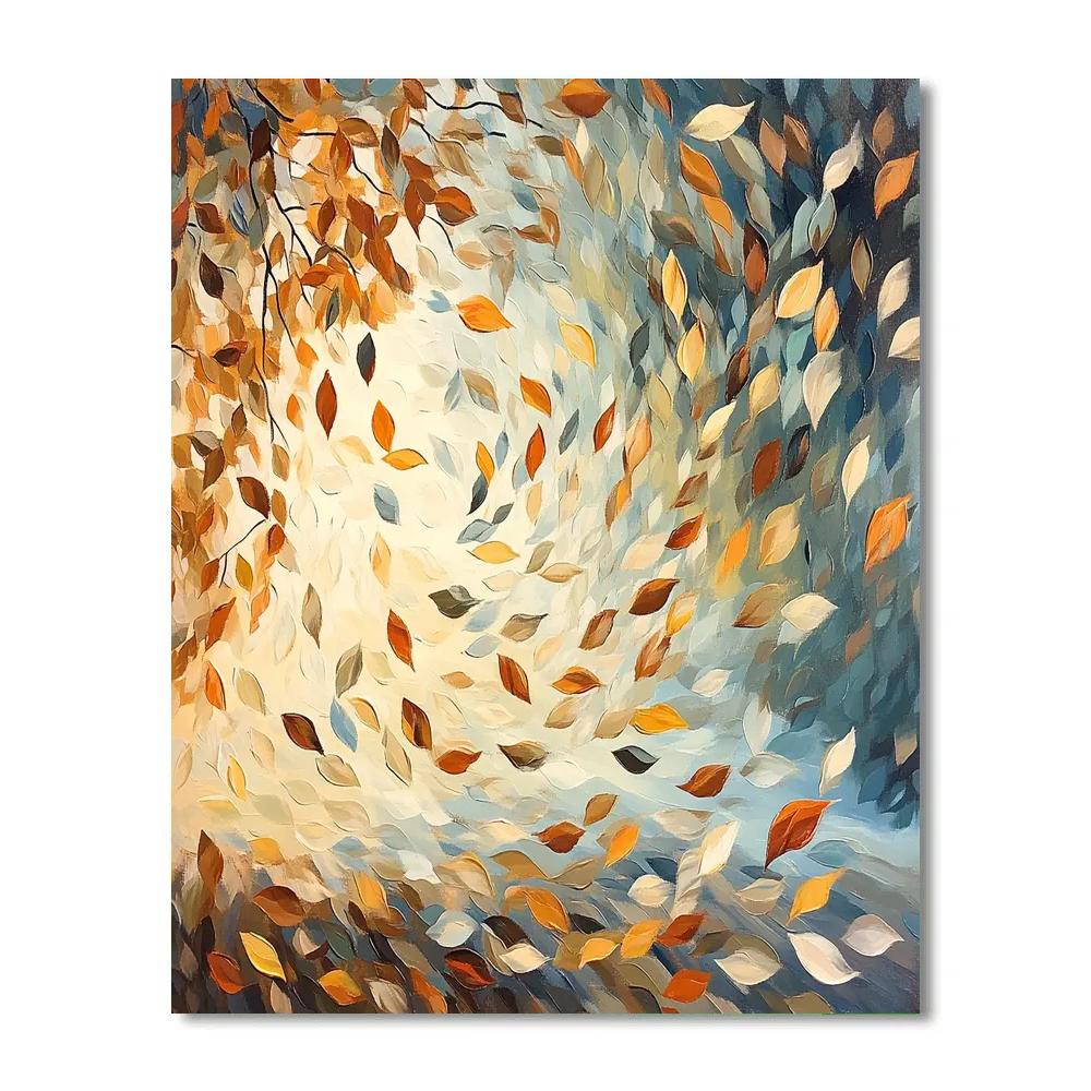 Edgar Degas Inspired Ballet Of Autumn Leaves DIY paint by numbers