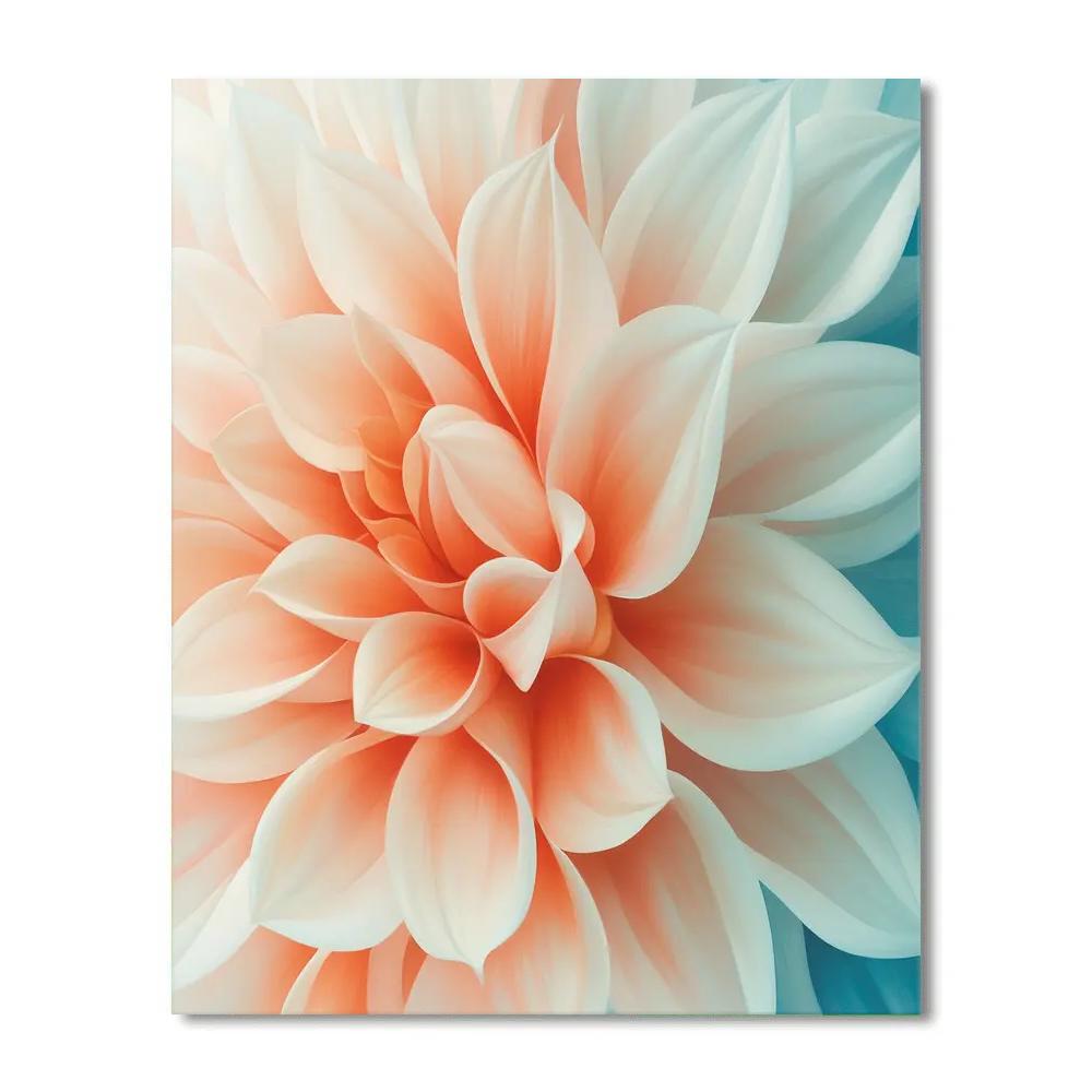 Georgia OKeeffe Inspired Desert Flowers Paint by numbers art