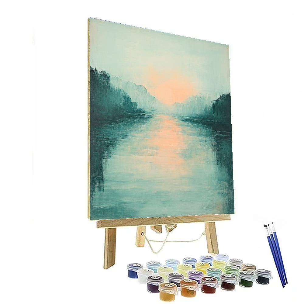 Edgar Degas Inspired River Mist And Morning Currents DIY paint by numbers