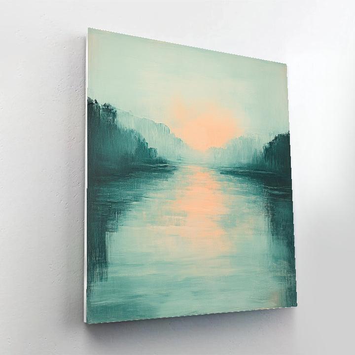 Edgar Degas Inspired River Mist And Morning Currents DIY paint by numbers