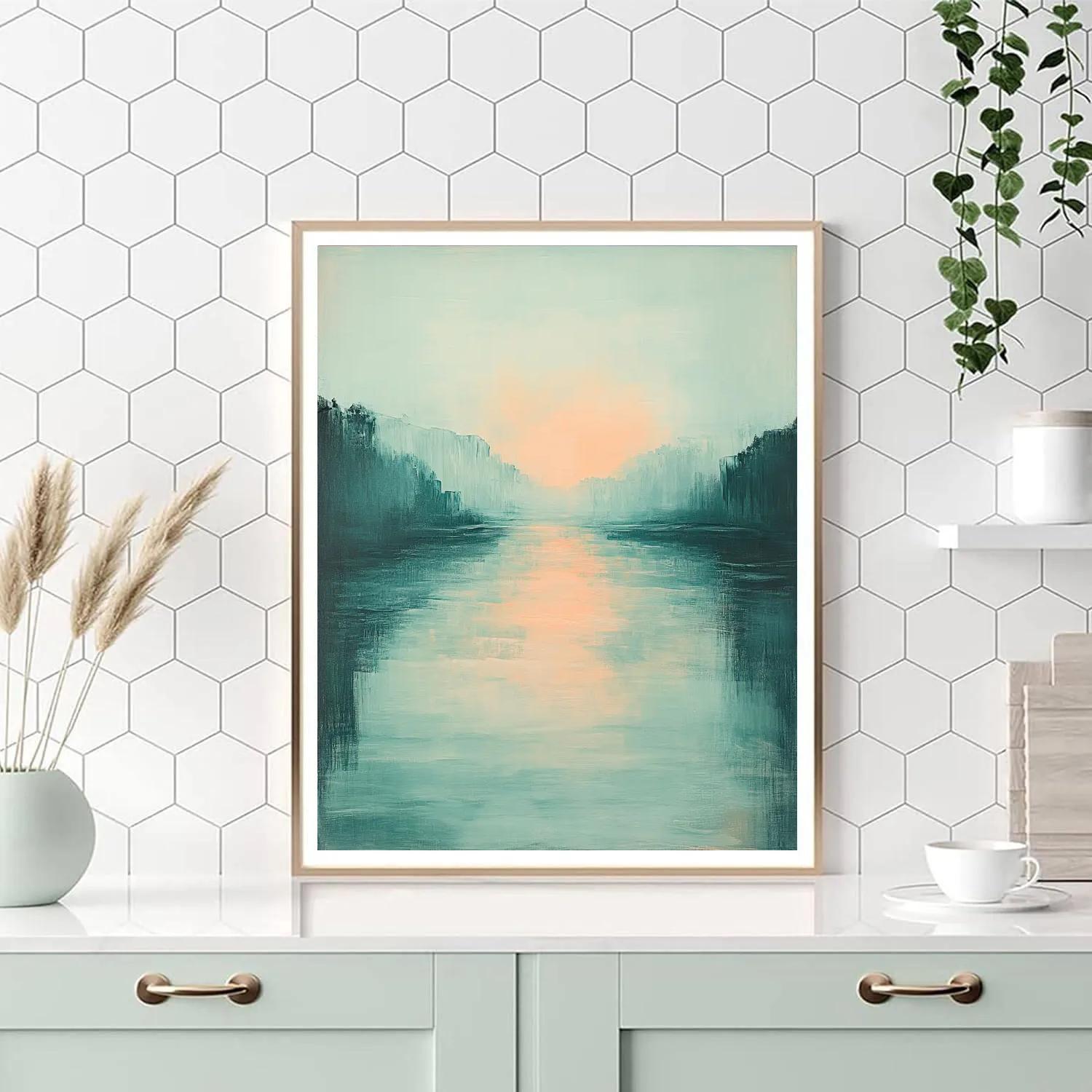 Edgar Degas Inspired River Mist And Morning Currents DIY paint by numbers