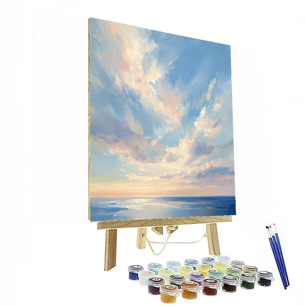 Edgar Degas Inspired Whisper Of Chiffon Clouds Number painting