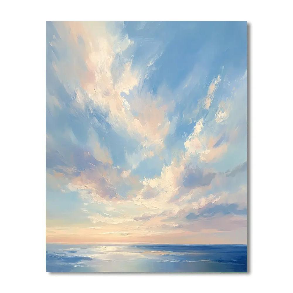 Edgar Degas Inspired Whisper Of Chiffon Clouds Number painting