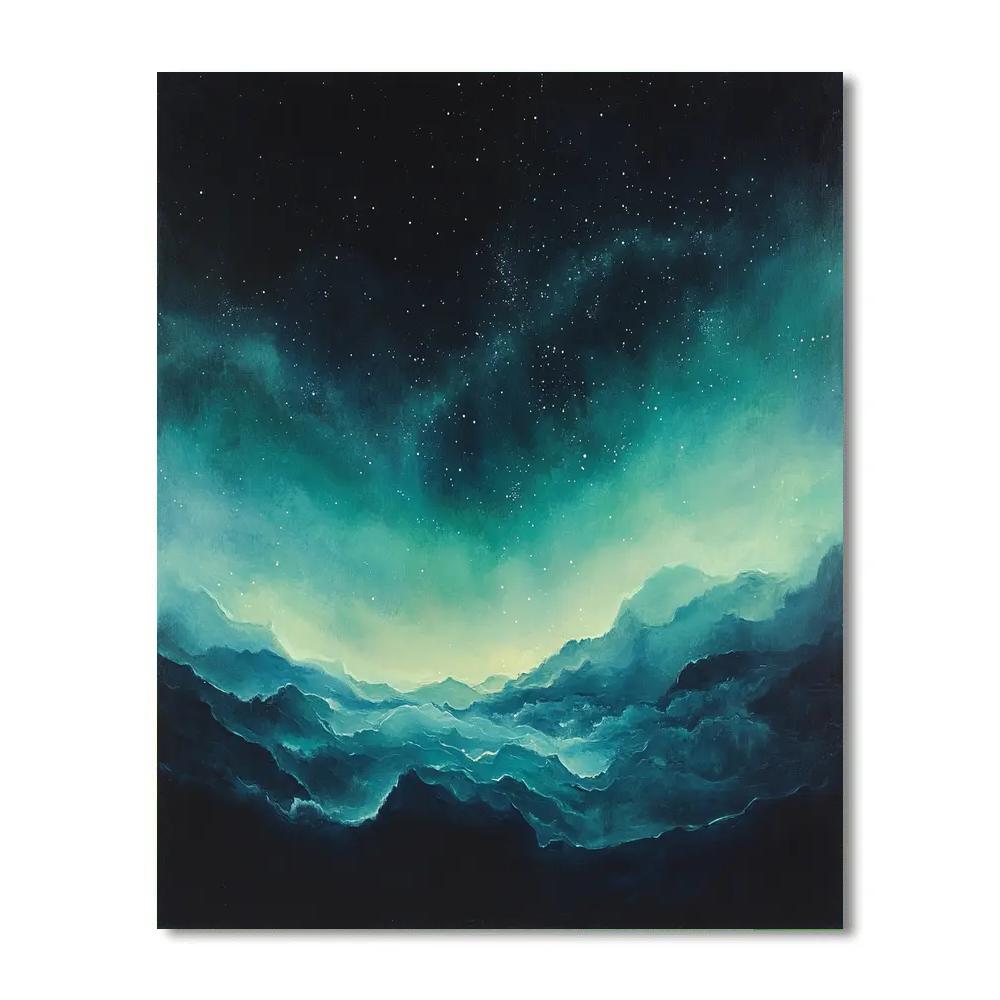 Caravaggio Inspired Aurora Shimmer painting number kit