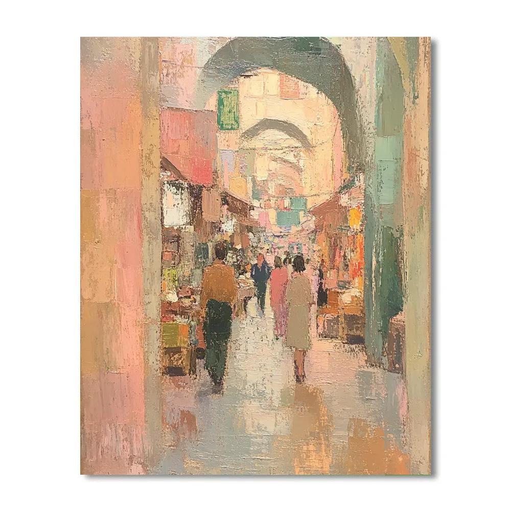 Edgar Degas Inspired Quiet Market Of Scents And Textures paint by numbers