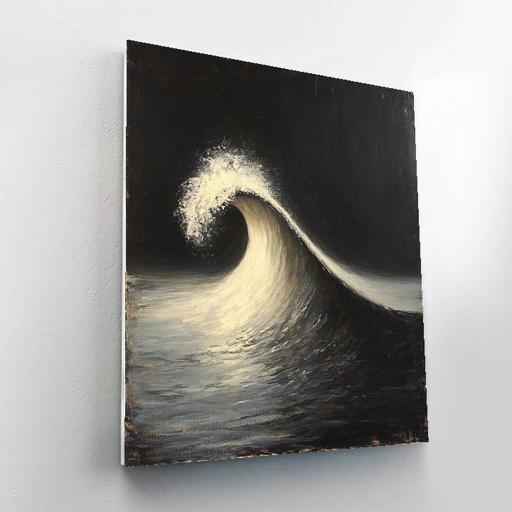 Caravaggio Inspired Ocean Wave Crest Painting by numbers kit