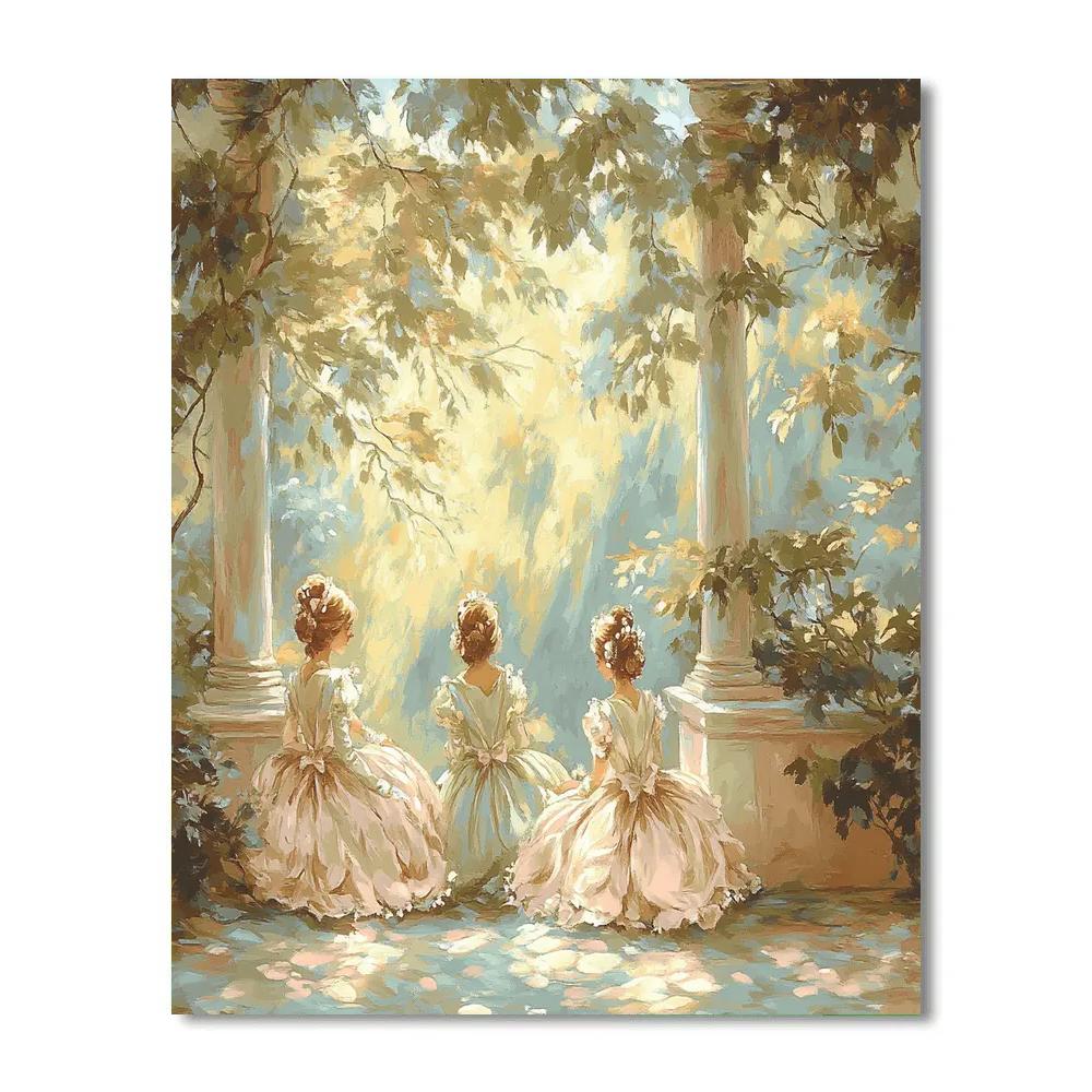 Fragonard Inspired Garden Party Painting by numbers kit