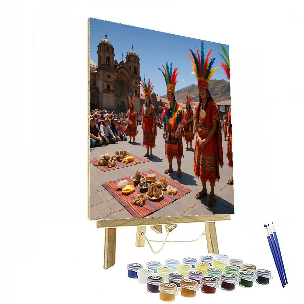 Inti Raymi Sun Ceremony In Cusco Paint by numbers kits