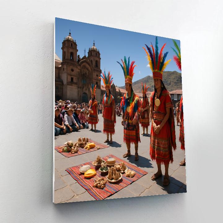 Inti Raymi Sun Ceremony In Cusco Paint by numbers kits