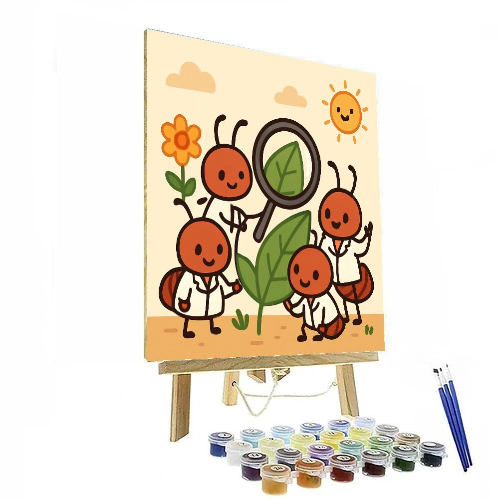 Garden Scientists Ant Team Numbered painting kits