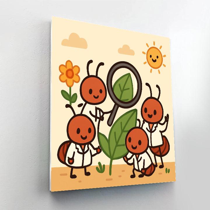 Garden Scientists Ant Team Numbered painting kits