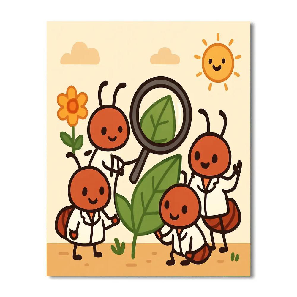 Garden Scientists Ant Team Numbered painting kits