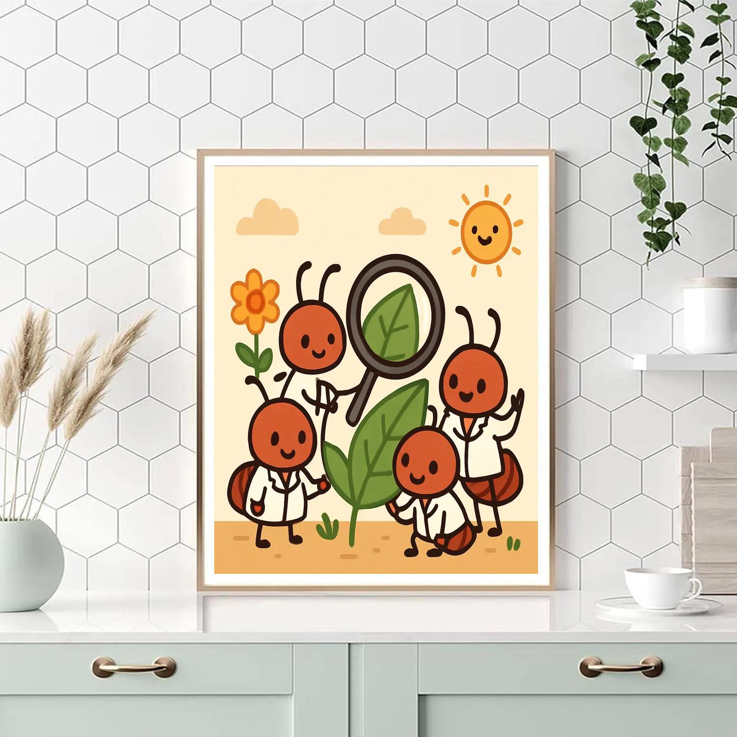 Garden Scientists Ant Team Numbered painting kits