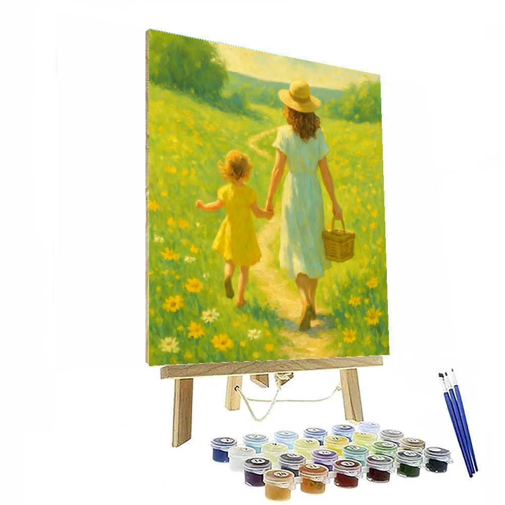 Meadow Hand In Hand paint by color
