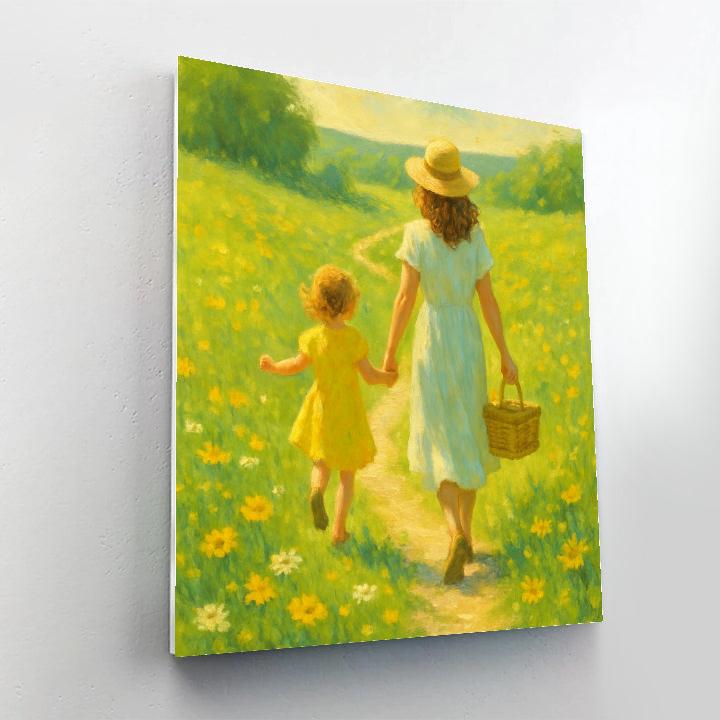 Meadow Hand In Hand paint by color