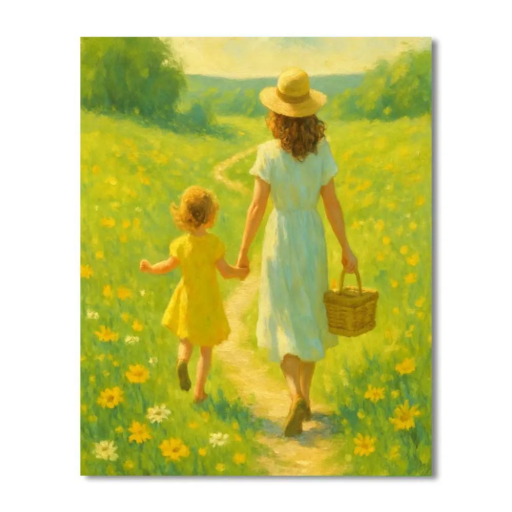 Meadow Hand In Hand paint by color