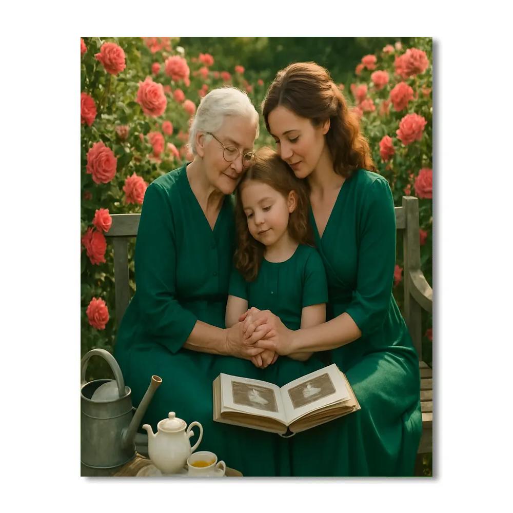 Garden Portrait Generations paint by number