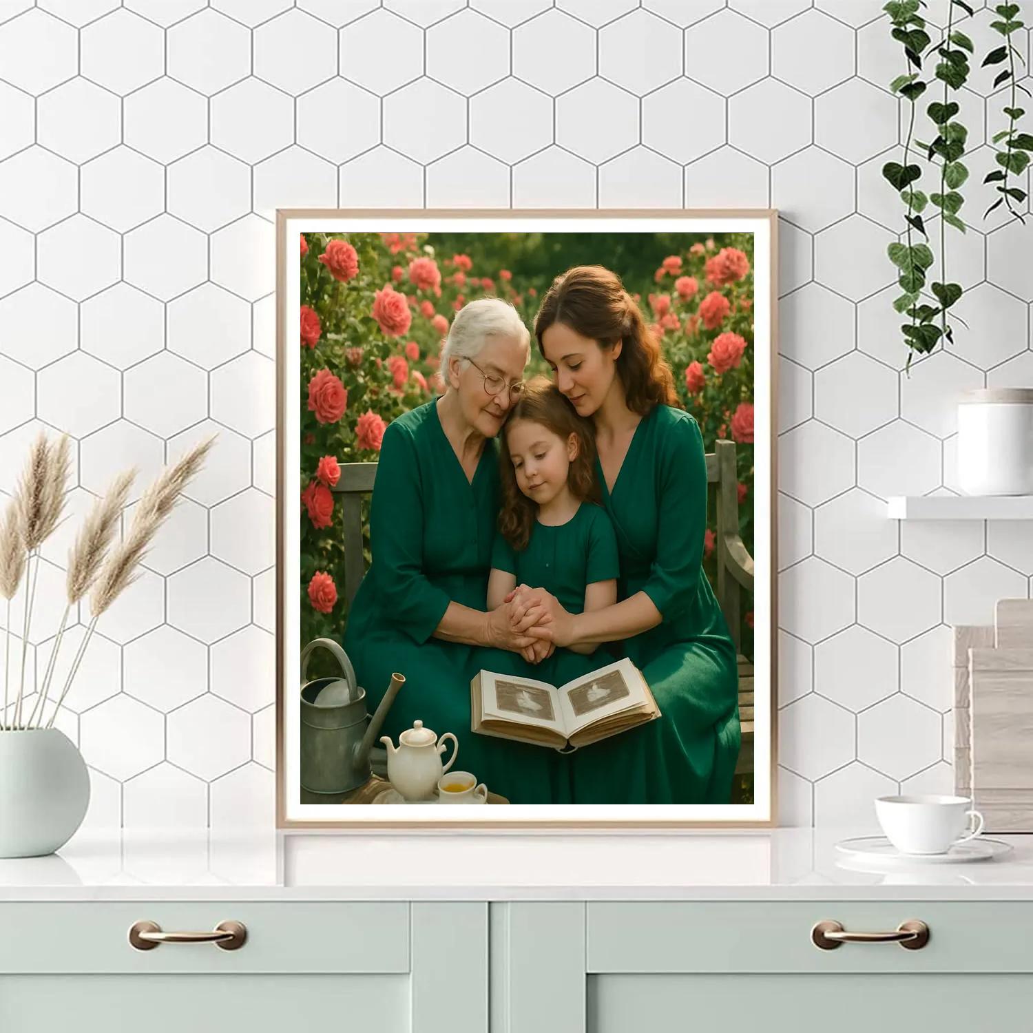 Garden Portrait Generations paint by number
