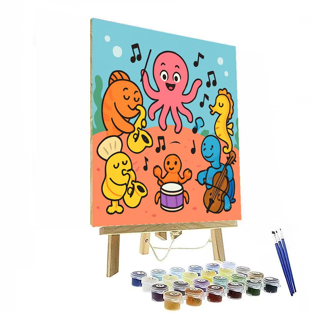 Rainbow Reef Orchestra Painting by numbers kit