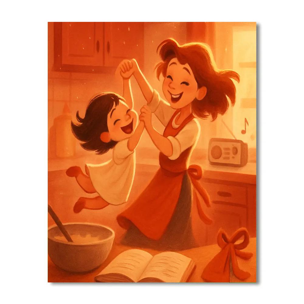 Kitchen Dance Lesson paint by number