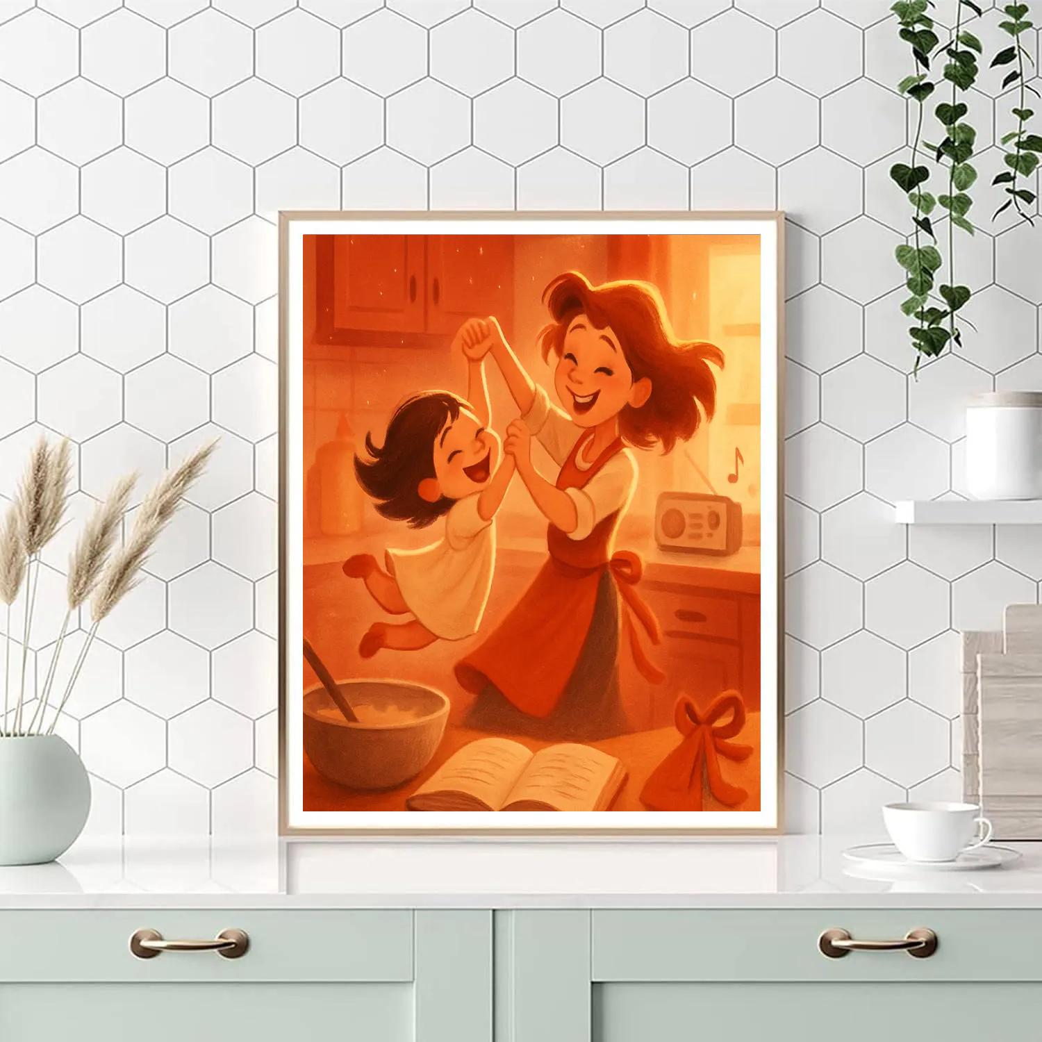 Kitchen Dance Lesson paint by number