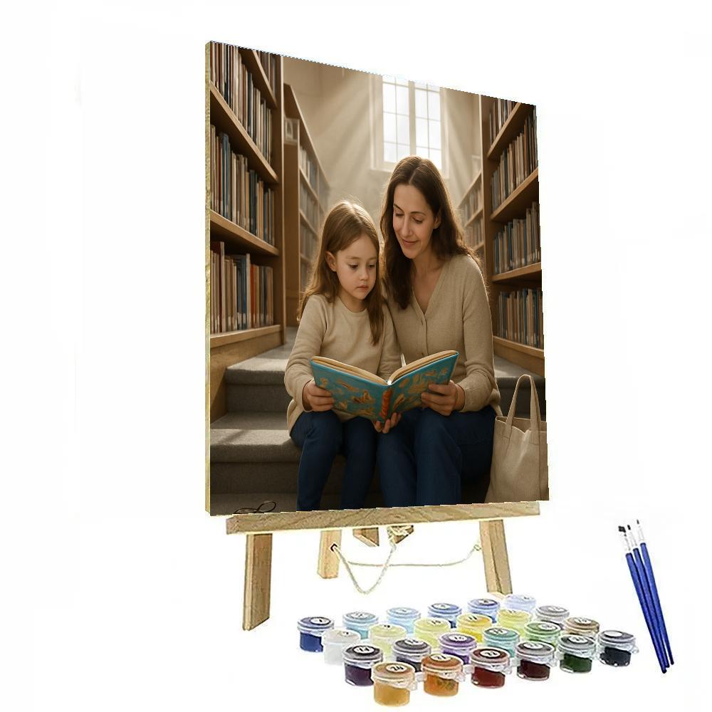 Library Storytime Embrace paint by color