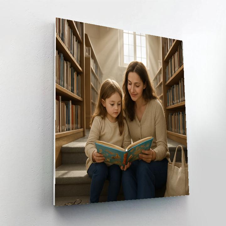 Library Storytime Embrace paint by color