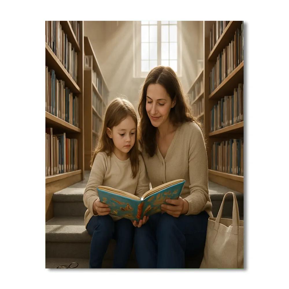 Library Storytime Embrace paint by color