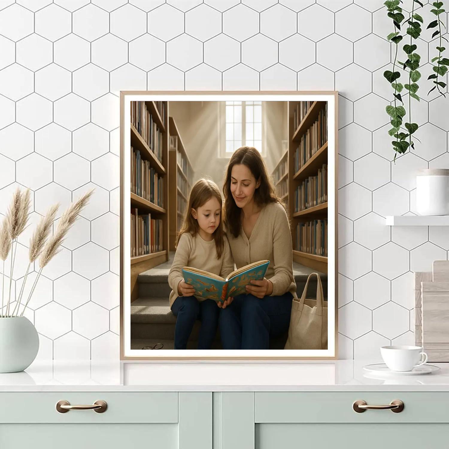 Library Storytime Embrace paint by color