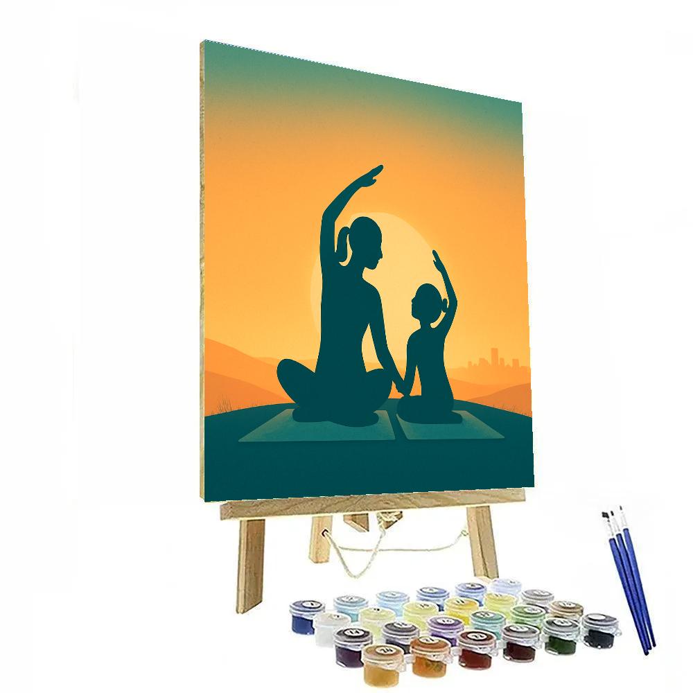Sunrise Yoga Connection painting number kit