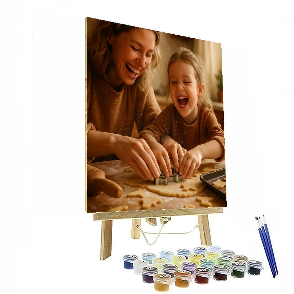 Baking Cookie Memories paint by color