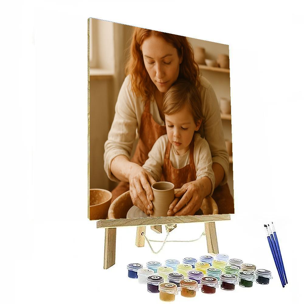 Pottery Wheel Bonding DIY paint by numbers