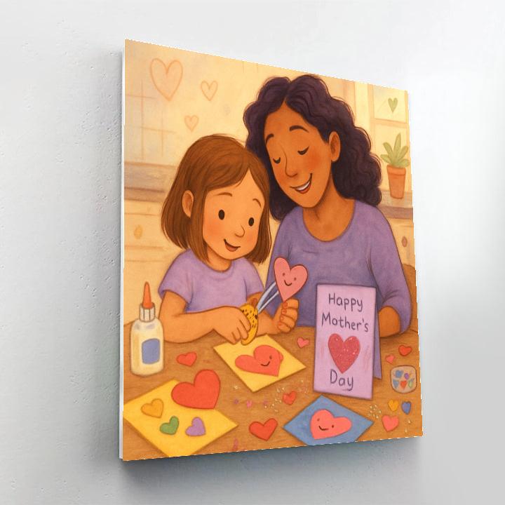 Creative Card Making Session paint by number