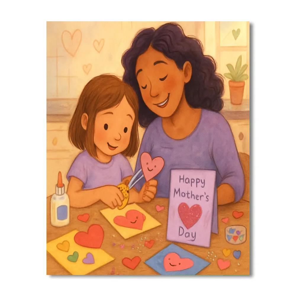 Creative Card Making Session paint by number