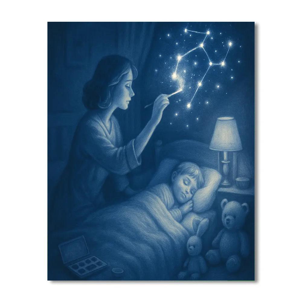 Bedtime Starglow Painting paint by color