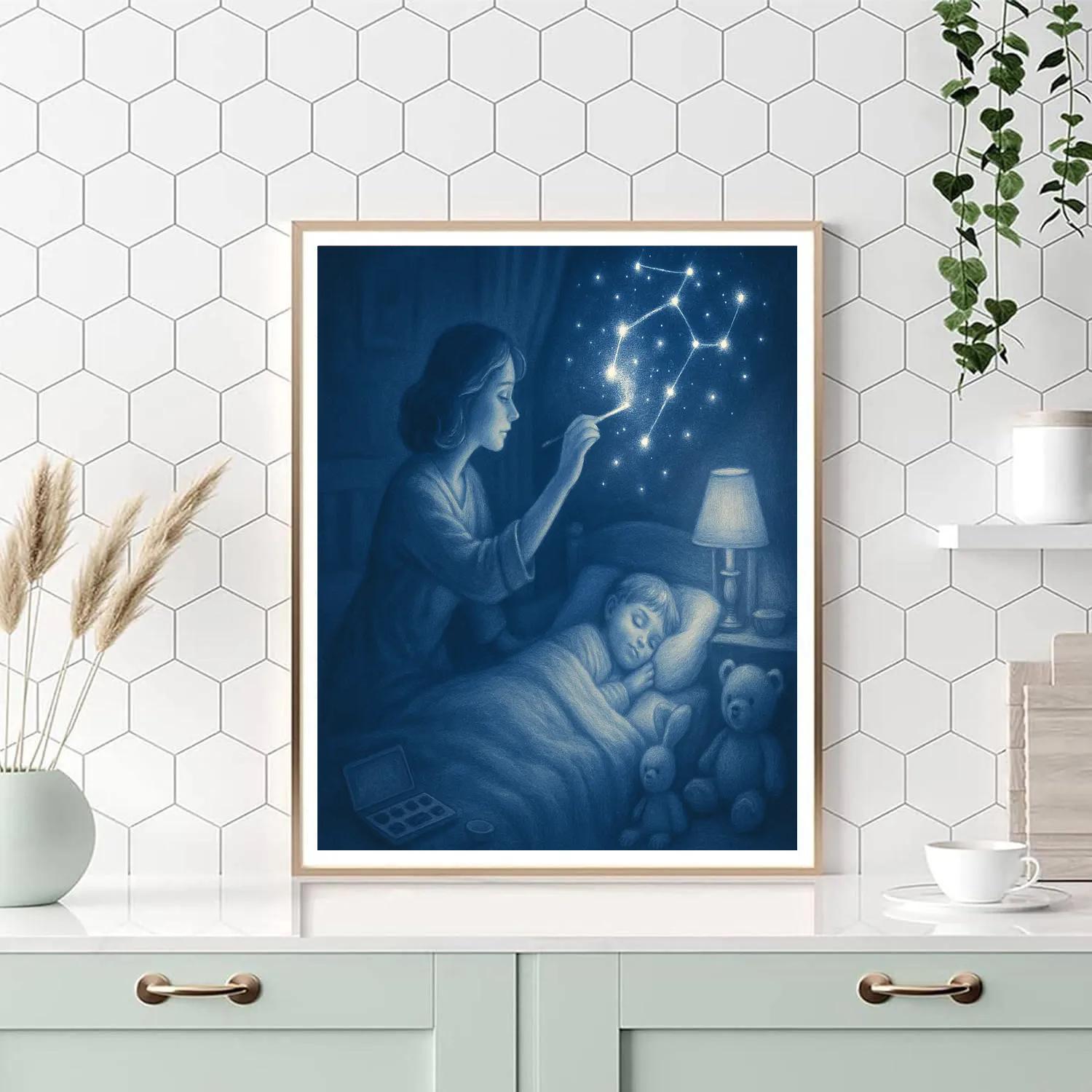 Bedtime Starglow Painting paint by color