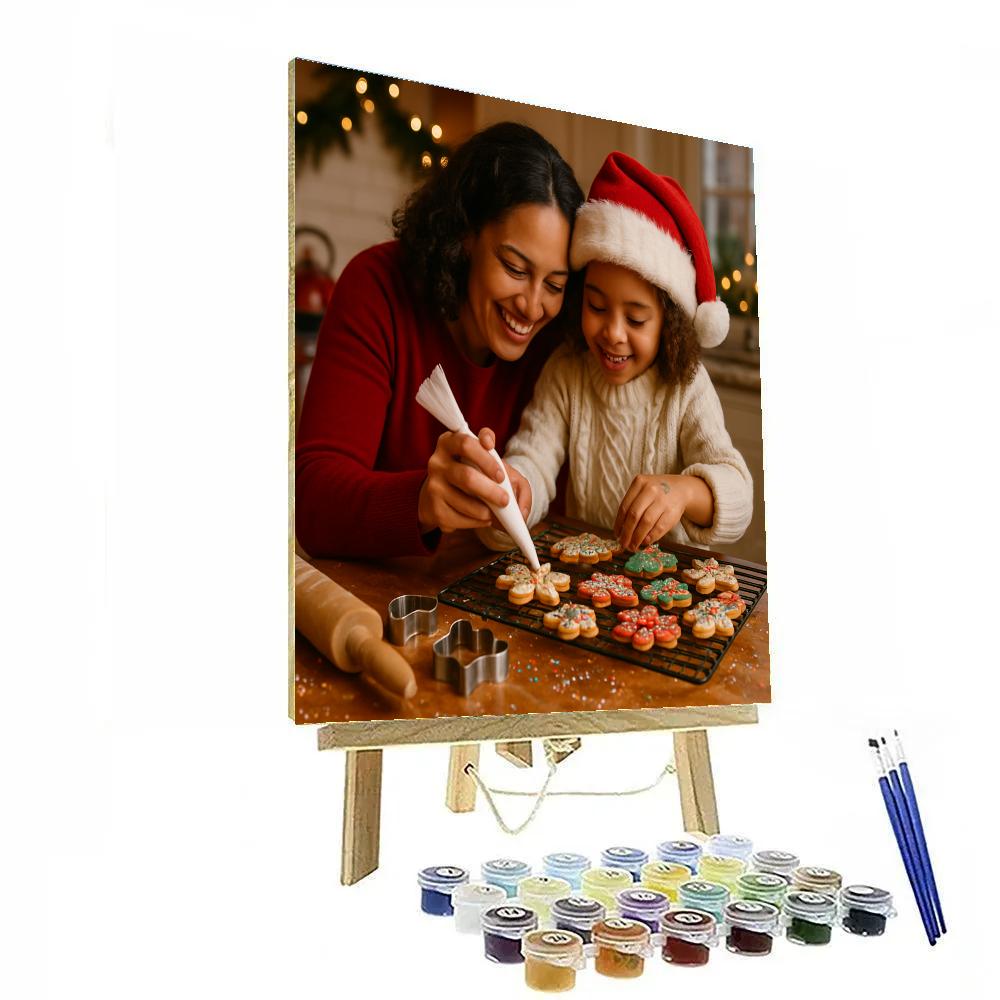 Holiday Cookie Decorating paint by color