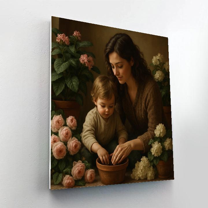 Garden Secrets With Mom Paint by numbers kits