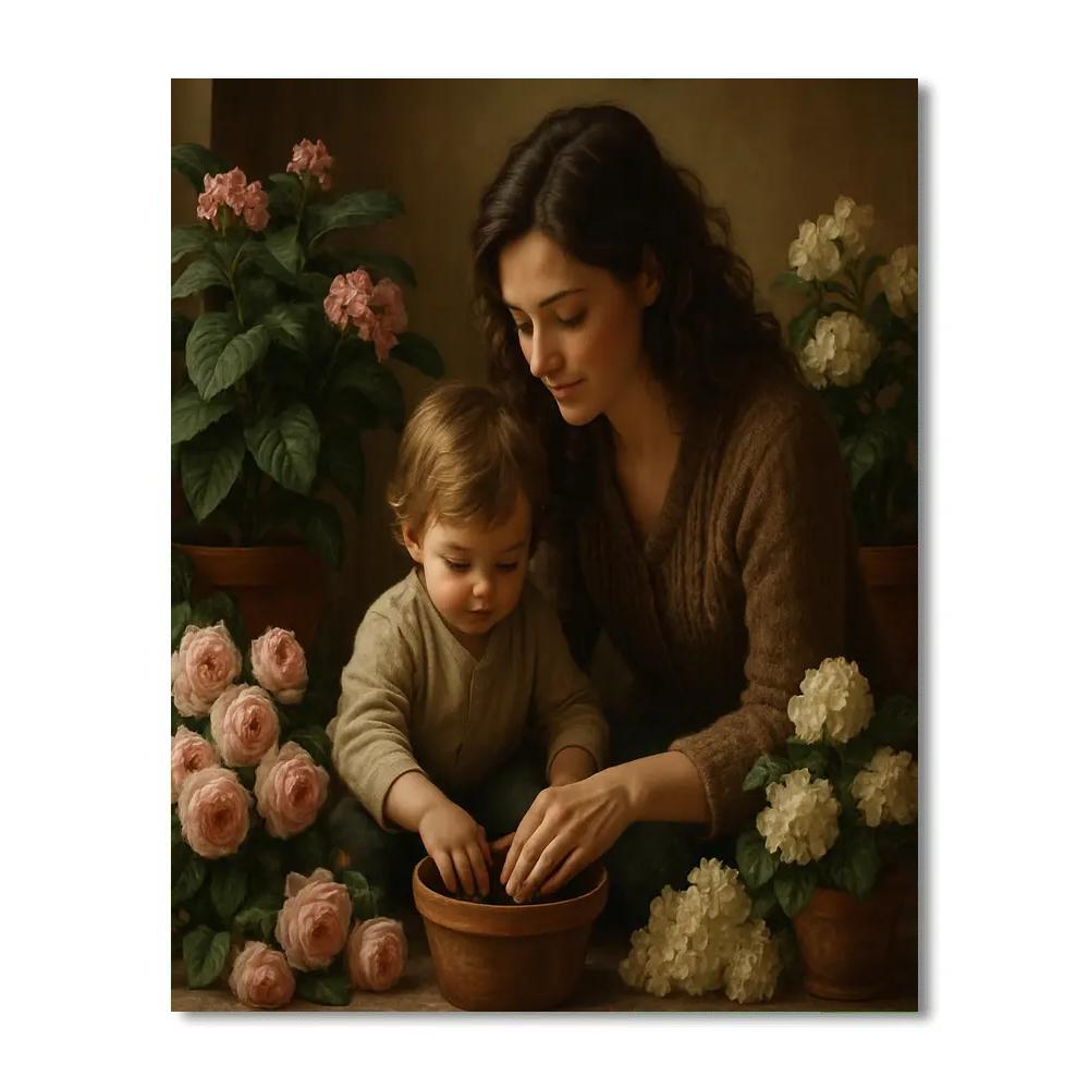 Garden Secrets With Mom Paint by numbers kits