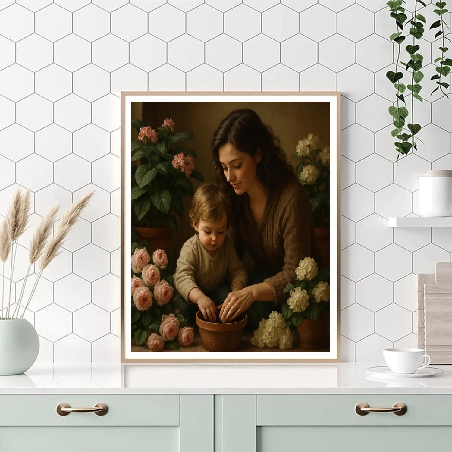 Garden Secrets With Mom Paint by numbers kits