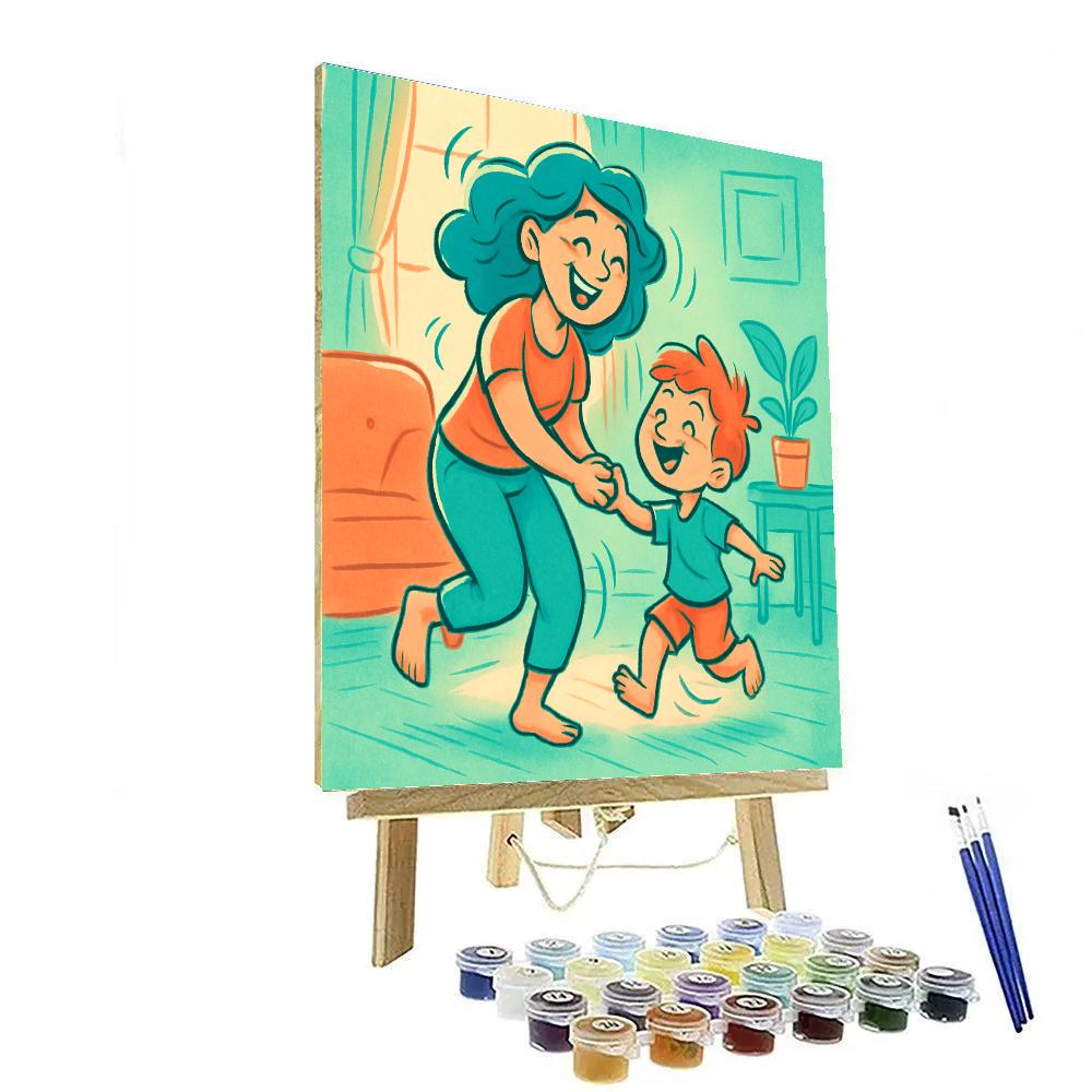 First Dance With Mom Number painting